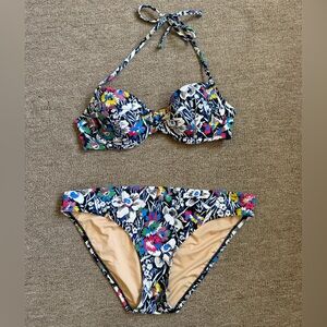 Jcrew Floral Bikini Set